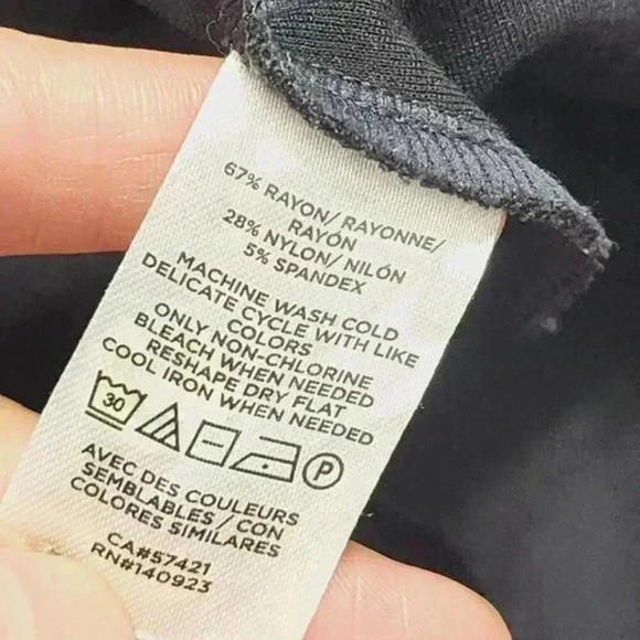 Loft Womens Black Stretch Legging Shorts Size M - Picture 5 of 6